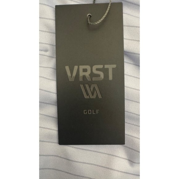 NWT VRST Mens Small Micro Pique Golf Polo Shirt Light Blue Breathable - Picture 10 of 11